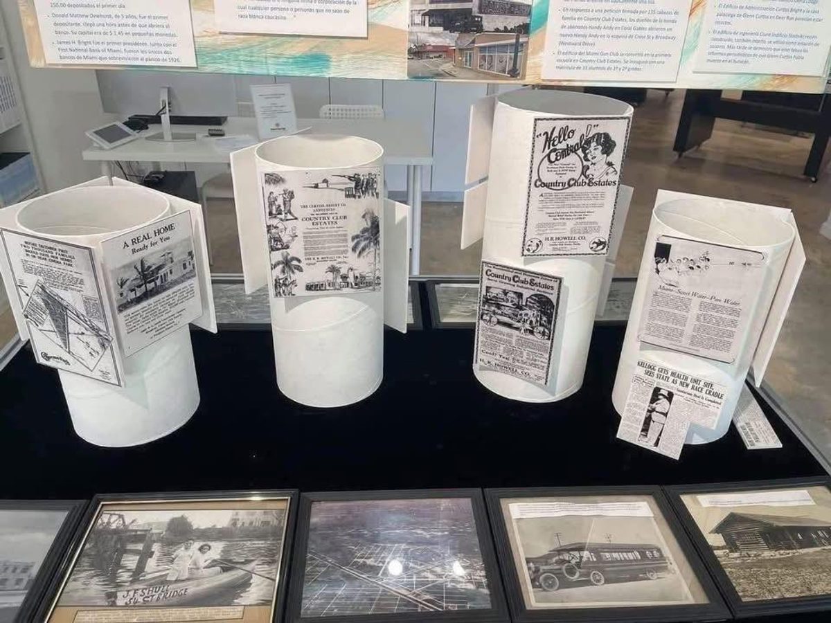 Historical exhibit on the City of Miami Springs