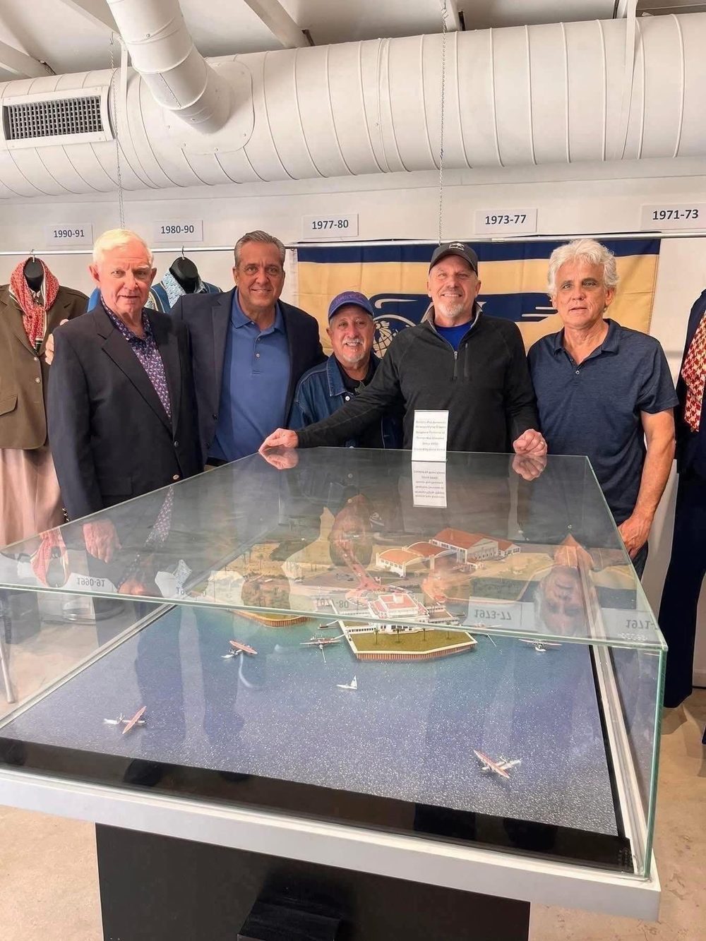 Pan American Airways Dinner Key diorama exhibit